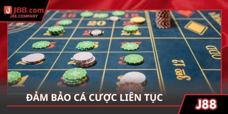 Đảm bảo cá cược liên tục, an toàn trong suốt quá trình sửa lỗi