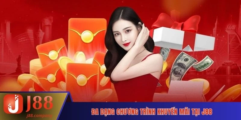 Đa dạng chương trình khuyến mãi tại J88