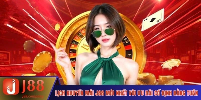 Lịch Khuyến Mãi J88 Mới Nhất Với Ưu Đãi Cố Định Hằng Tuần